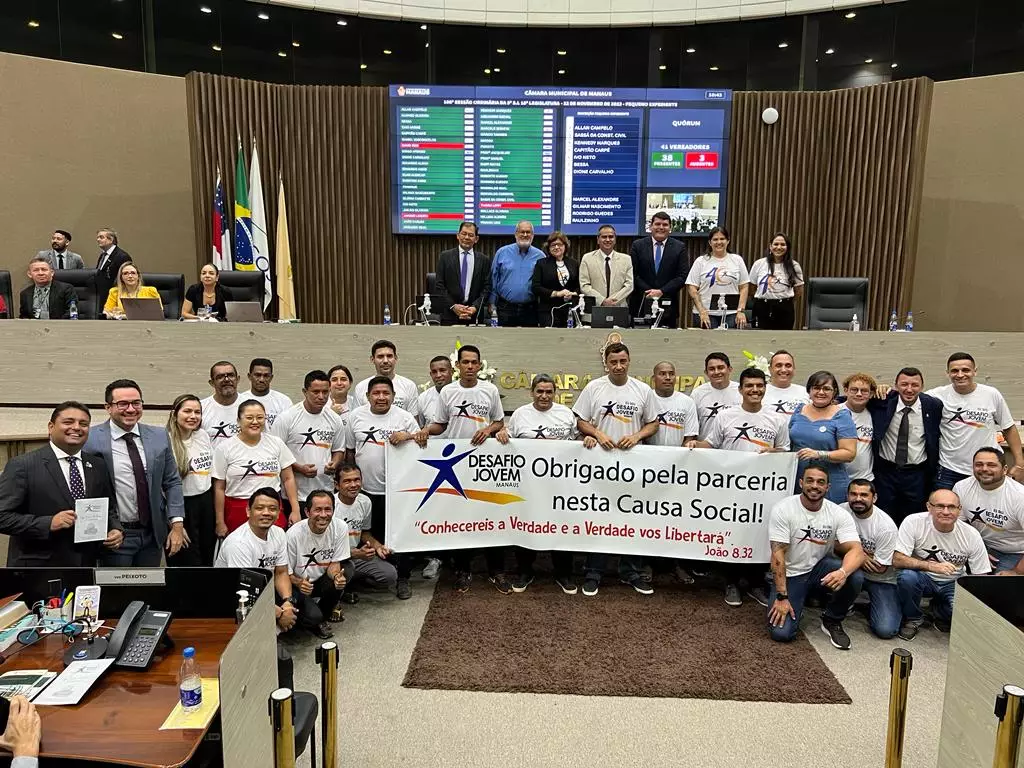 Desafio Jovem é tema de Tribuna Popular na Câmara Municipal de Manaus